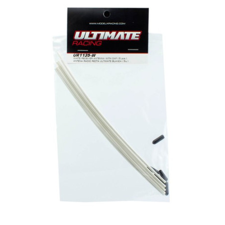 WHITE RECEIVER ANTENNA WITH CAP (5u)