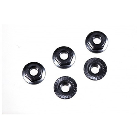 M4 ALUMINIUM NUT W/FLANGE