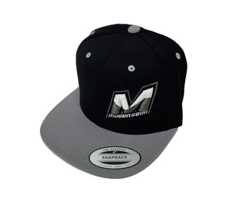 GORRA MUGEN USA NEGRA/PLATA