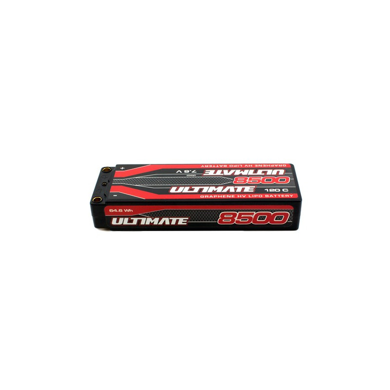 ULTIMATE GRAPHENE HV LiPo STICK 8500 7.6V 120C 5mm TUBES