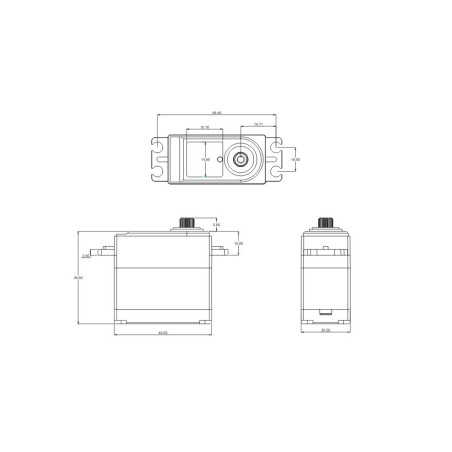 BH6027 1/8 HV SEMI-METAL CASE 27KG 0.075S  BRUSHLESS SERVO 