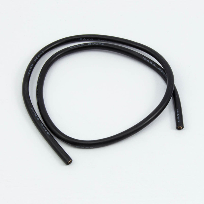 CABLE SILICONA NEGRO 10awg (50cm)