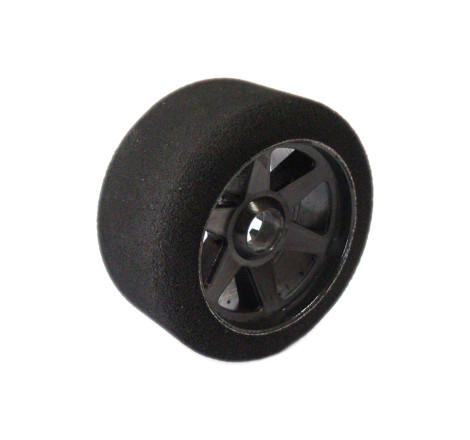 1/8 ON ROAD FRONT FOAM TYRES PRE-MOUNTED CARBON WHEEL 35SH. (2pcs)