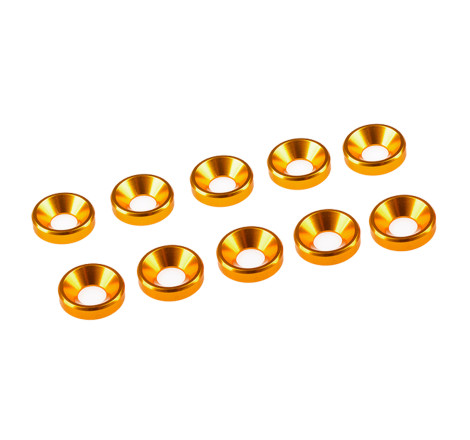 4 mm. ALU. WASHER GOLD (10...