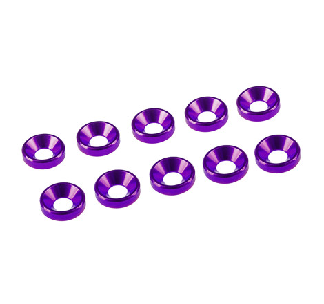 4 mm. ALU WASHER PURPLE (10...