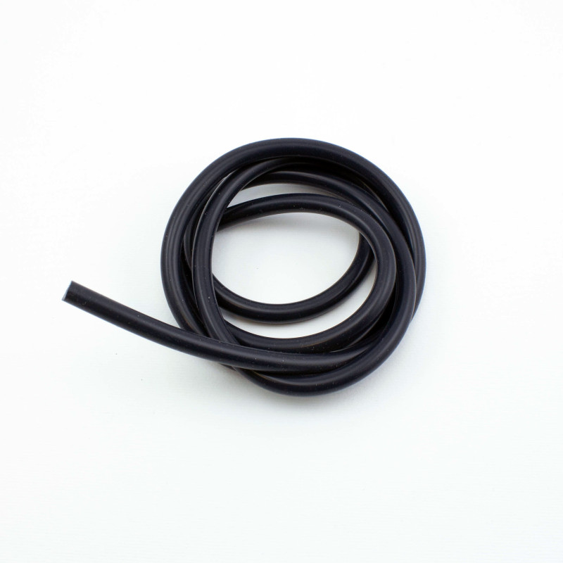 SILICONE FUEL LINE HI-RESISTANCE BLACK 1m.