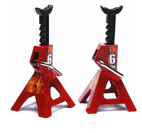 1/10 SCALE CRAWLER ACCESSORY METAL ADJUSTABLE JACK STAND (2pcs)