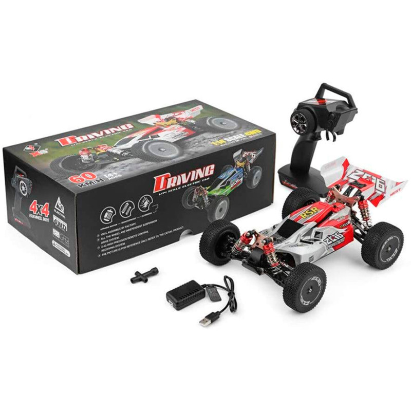 Wltoys 144001 1/14 2.4G 4WD High Speed Racing RC Car Vehicle Models 60 —  Makerfire