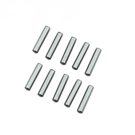 3x13.8mm CHROME STEEL PIN SET  (10pcs.)