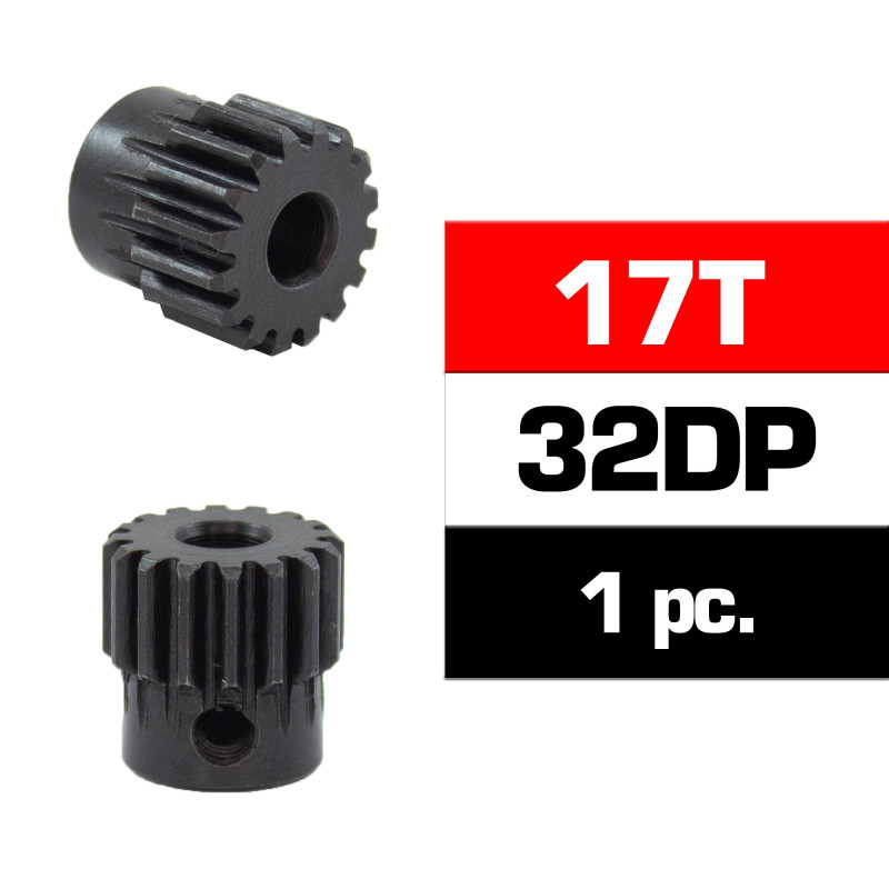 PIÑON 32DP -17T - ACERO HSS - DIAMETRO  5,0mm