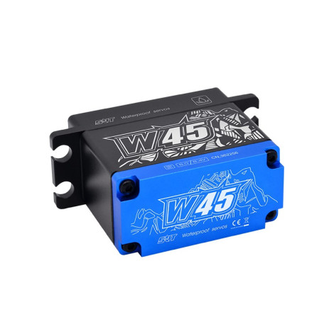 SERVO SRT W45 HV DIGITAL WATERPROOF CAJA METALICA 45KG 0.18S 1/8 CRAWLER TRAXXAS