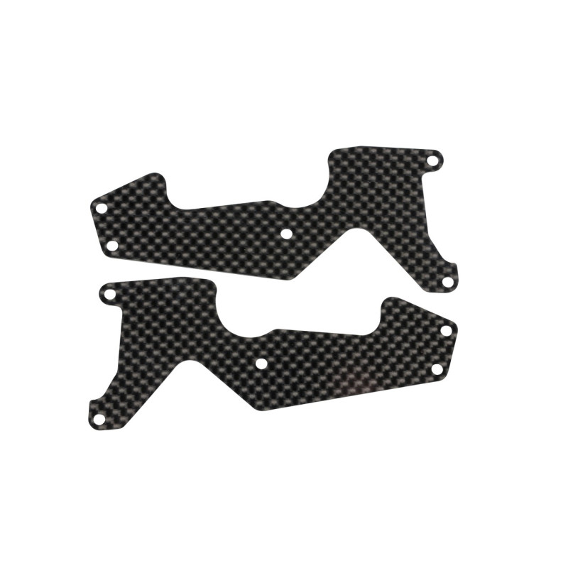 MBX8 TRUGGY FRONT LOWER ARM PLATE CFRD (1mm) (2pcs)