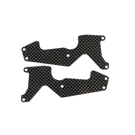 MBX8 TRUGGY FRONT LOWER ARM PLATE CFRD (1mm) (2pcs)