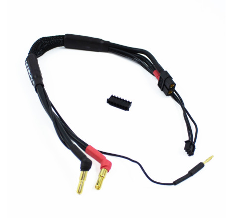 2S CHARGE CABLE LEAD WITH XT60 - 4mm & 5mm BULLET CONNECTOR (30cm)