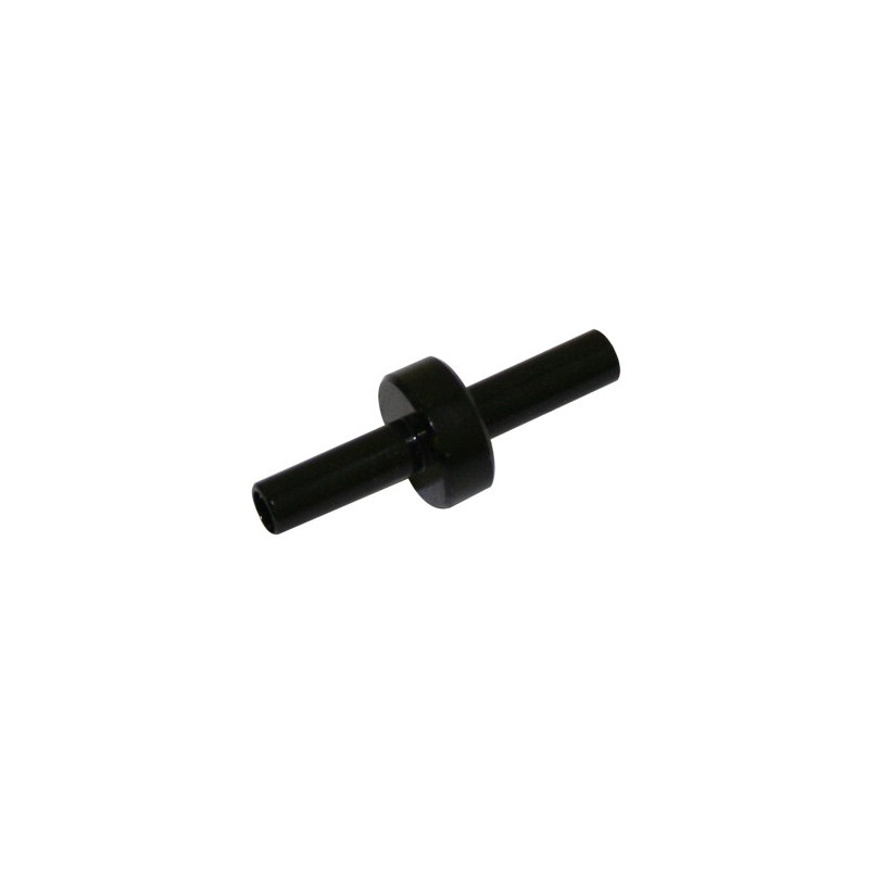 CONECTOR TUBO SILICONA NEGRO (1u.)