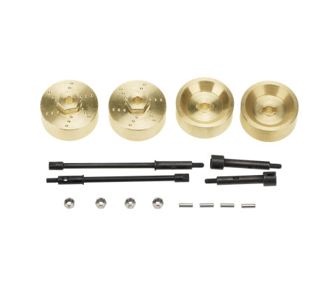 TAPA PORTICOS BRONCE + EJES  AXIAL SCX24 6mm (4u)