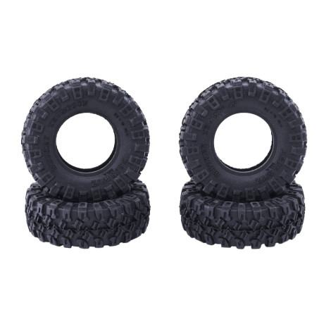 AXIAL SCX24 1.0" A STYLE MICRO TIRES WITH FOAMS (4pcs)