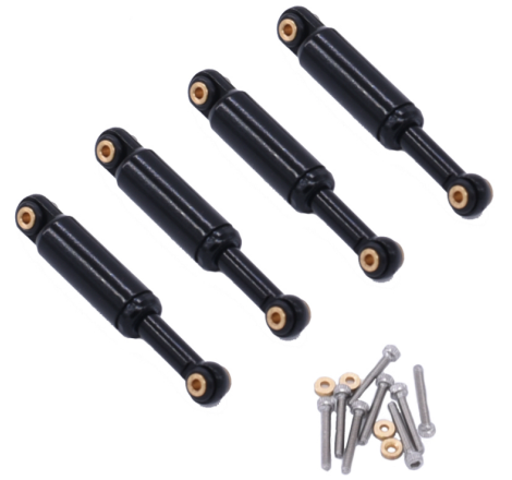 AMORTIGUADORES AXIAL SCX24 NEGRO (4u)