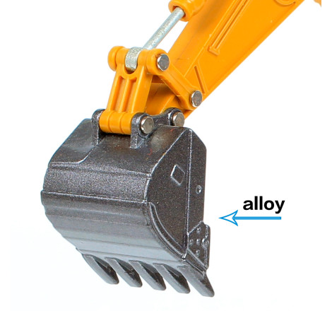 HUINA 1710 1:50 SCALE  ALLOY EXCAVATOR STATIC