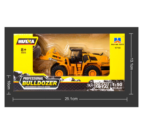 BULLDOZER HUINA 1714 1/50 ESTATICA