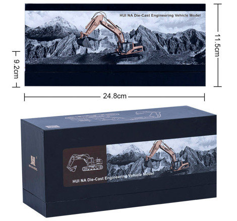 HU1710 1:50 SCALE METAL EXCAVATOR STATIC