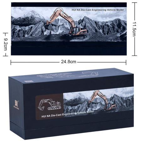 HU1710 1:50 SCALE METAL EXCAVATOR STATIC