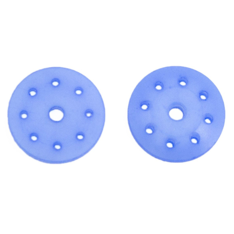 16mm CONICAL SHOCK PISTONS BLUE (8x1.3mm) (2pcs)