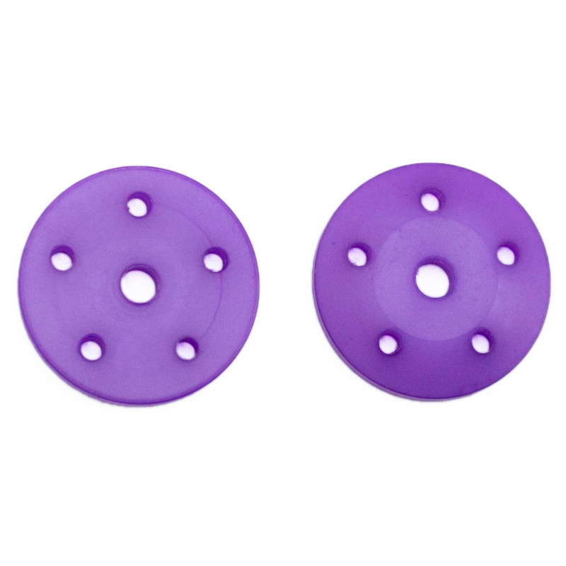 16mm CONICAL SHOCK PISTONS PURPLE (5x1.5mm) (2pcs)