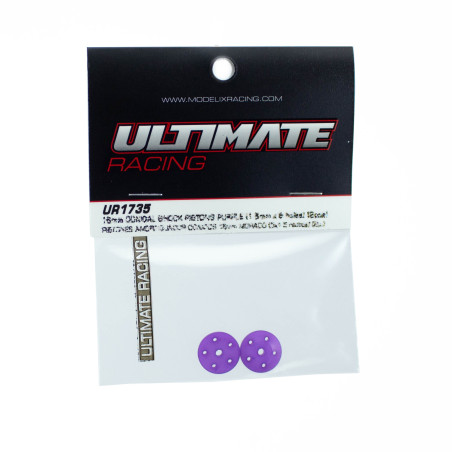 16mm CONICAL SHOCK PISTONS PURPLE (5x1.5mm) (2pcs)