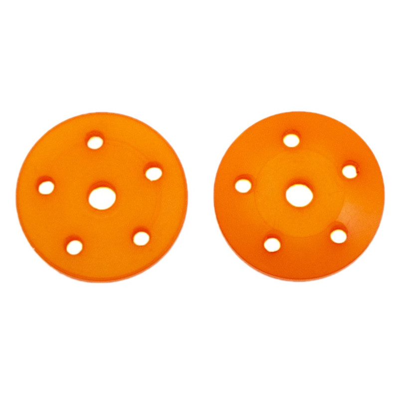 PISTONES AMORTIGUADOR CONICOS 16mm NARANJA (5x1,6mm) (2u.)