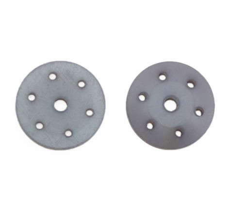 16mm CONICAL SHOCK PISTONS GREY (6x1.4mm) (2pcs)