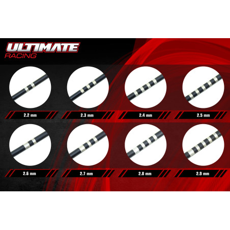 ULTIMATE 2.4mm FRONT ANTI-ROLL BAR FOR MUGEN, ASSOCIATED, XRAY (1pcs)