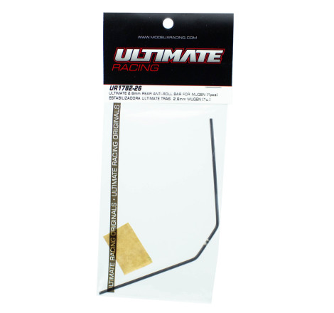 ULTIMATE 2.6mm REAR ANTI-ROLL BAR FOR MUGEN, ASSOCIATED, XRAY (1pcs)