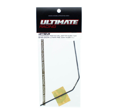 ULTIMATE 2.8mm REAR ANTI-ROLL BAR FOR MUGEN, ASSOCIATED, XRAY (1pcs)