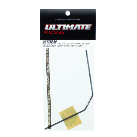 ULTIMATE 2.8mm REAR ANTI-ROLL BAR FOR MUGEN, ASSOCIATED, XRAY (1pcs)