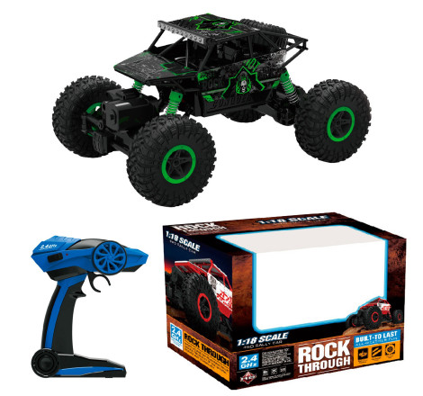 1:18  SCALE 4WD 2.4G RC CRAWLER GREEN